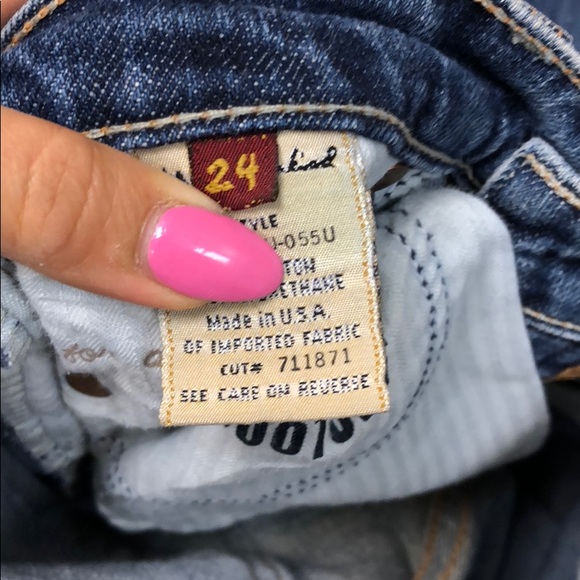 7 For All Mankind Crystal Embellished Jeans - Picture 5 of 5